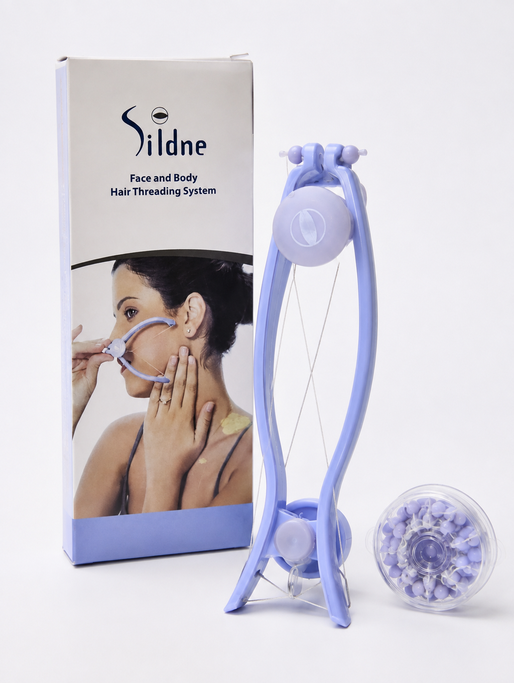 Sildne Face And Body Hair Threading System Manual Threading Hair Remover Tool Upper Lip, Chin, Cheeks, Forehead And Body Hair Removal