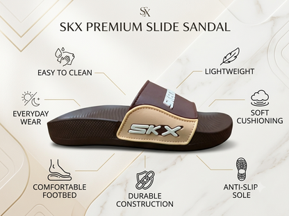 Men's Stylish Casual Slippers Soft Comfortable Slip-On Sandals Lightweight Daily Wear Trendy Summer Footwear