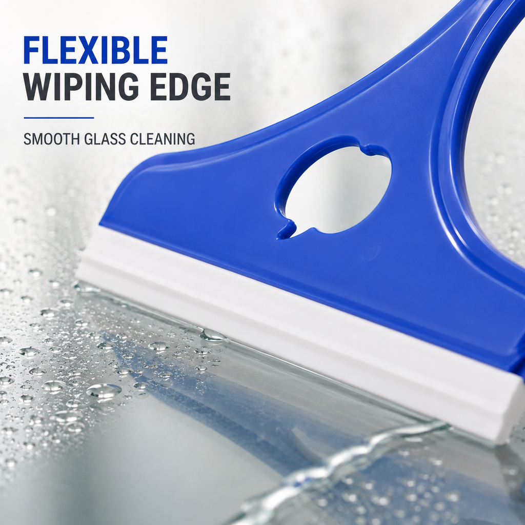 Multi-Purpose Glass Wiper Squeegee for Windows Bathroom Shower And Mirrors
