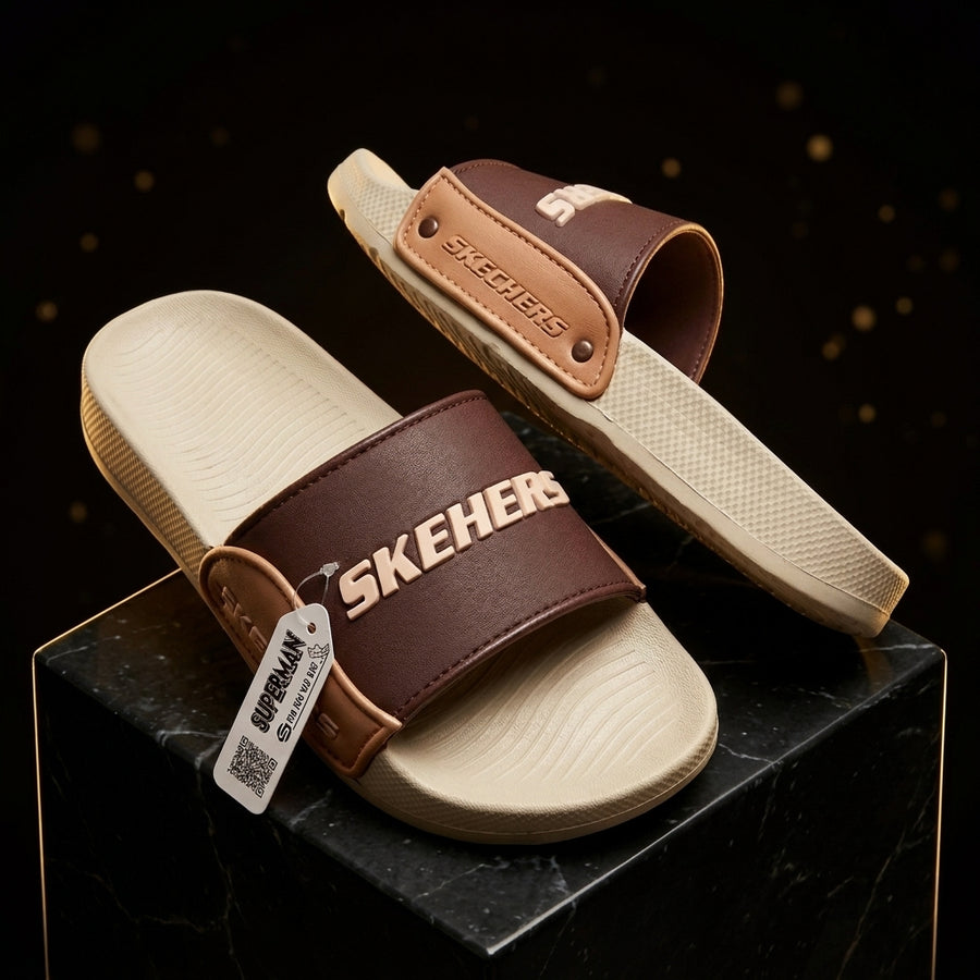 Men's Stylish Casual Slippers Soft Comfortable Slip-On Sandals Lightweight Daily Wear Trendy Summer Footwear