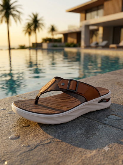 Men's EVA Soft Sole Slides Anti-Slip Lightweight Casual Slippers Indoor Outdoor Flip Flops Premium Chappal