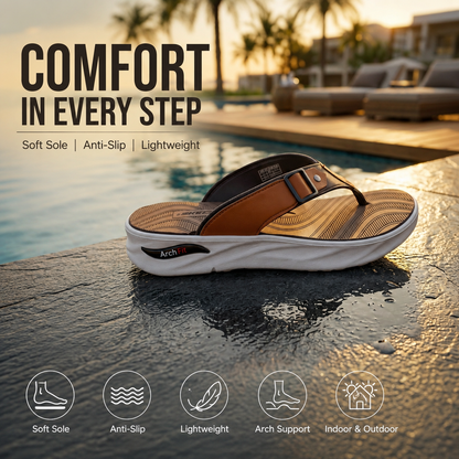 Men's EVA Soft Sole Slides Anti-Slip Lightweight Casual Slippers Indoor Outdoor Flip Flops Premium Chappal