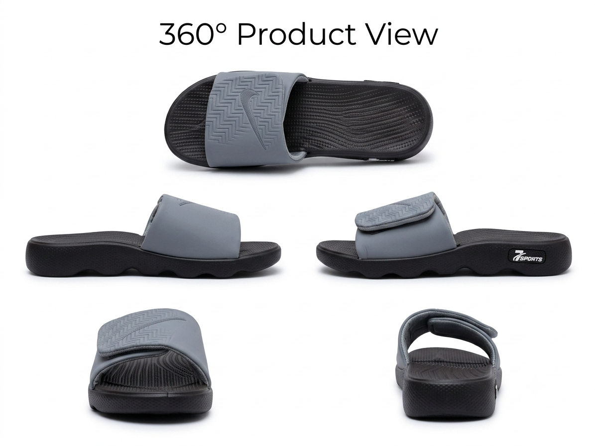 Men's Soft Sole Slides Slippers Lightweight Casual Bathroom Sandals Comfortable Indoor Outdoor Slippers