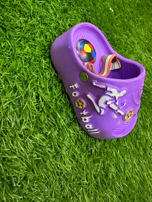 Kids Football EVA Clogs for Boys & Girls Soft Non-Slip Garden Sandals Lightweight Beach Slippers Waterproof Summer Shoes Toddler Casual Slip-On Clogs