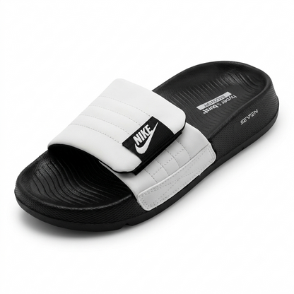 Slides for Men Adjustable Strap Soft Comfortable Anti-Slip Slippers Lightweight Casual Sandals