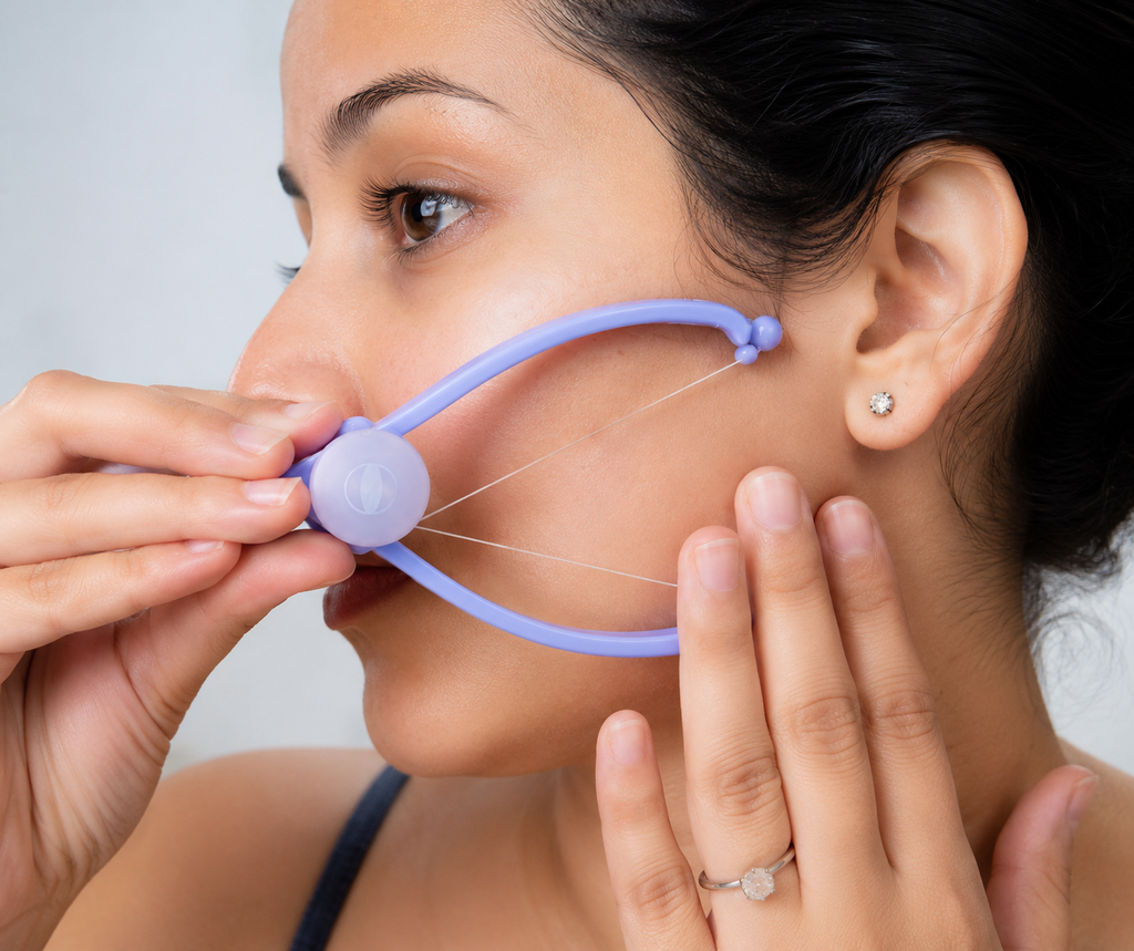Sildne Face And Body Hair Threading System Manual Threading Hair Remover Tool Upper Lip, Chin, Cheeks, Forehead And Body Hair Removal