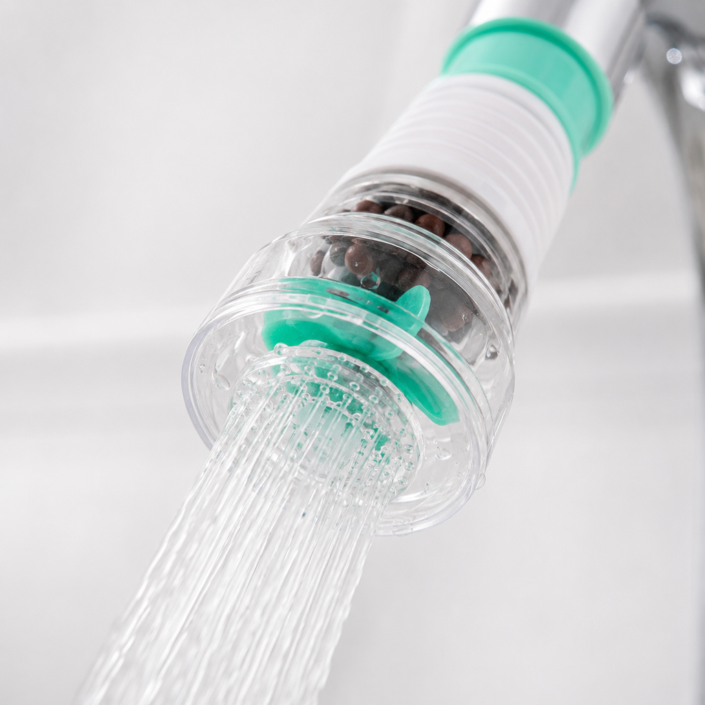 360° Adjustable Faucet Tap Attachment Flexible Anti Splash Water Flow Nozzle for Kitchen Sink